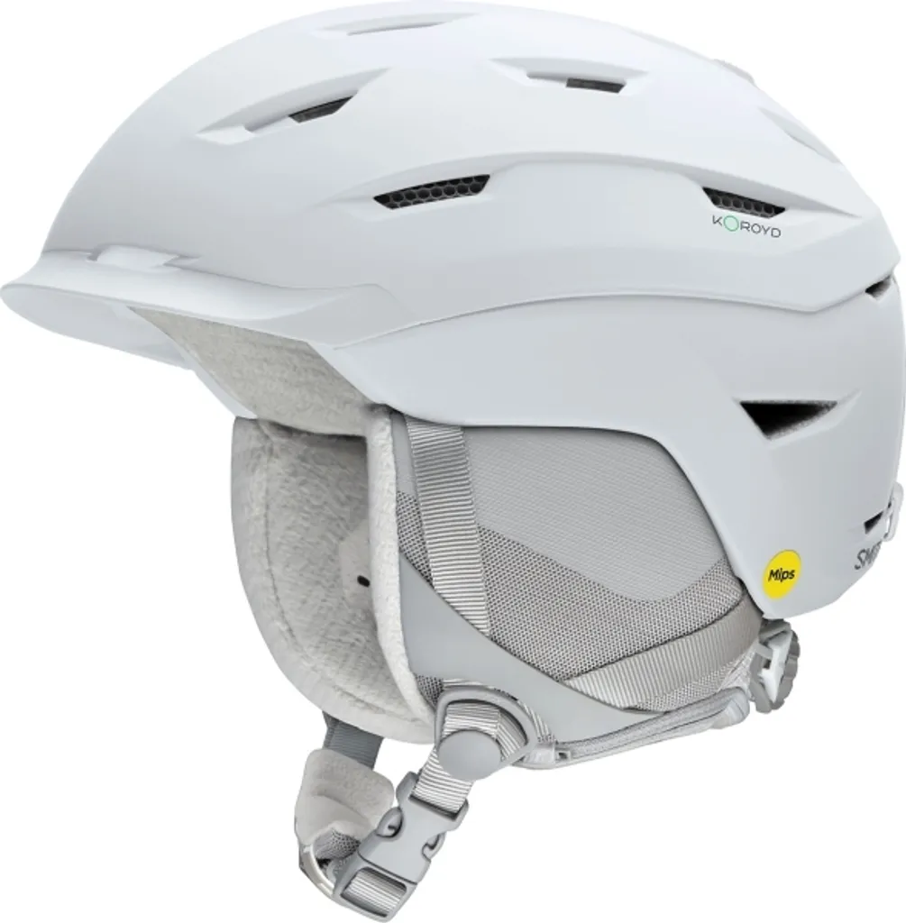 Casque de ski Smith Liberty MIPS léger et ventilé blanc mat S