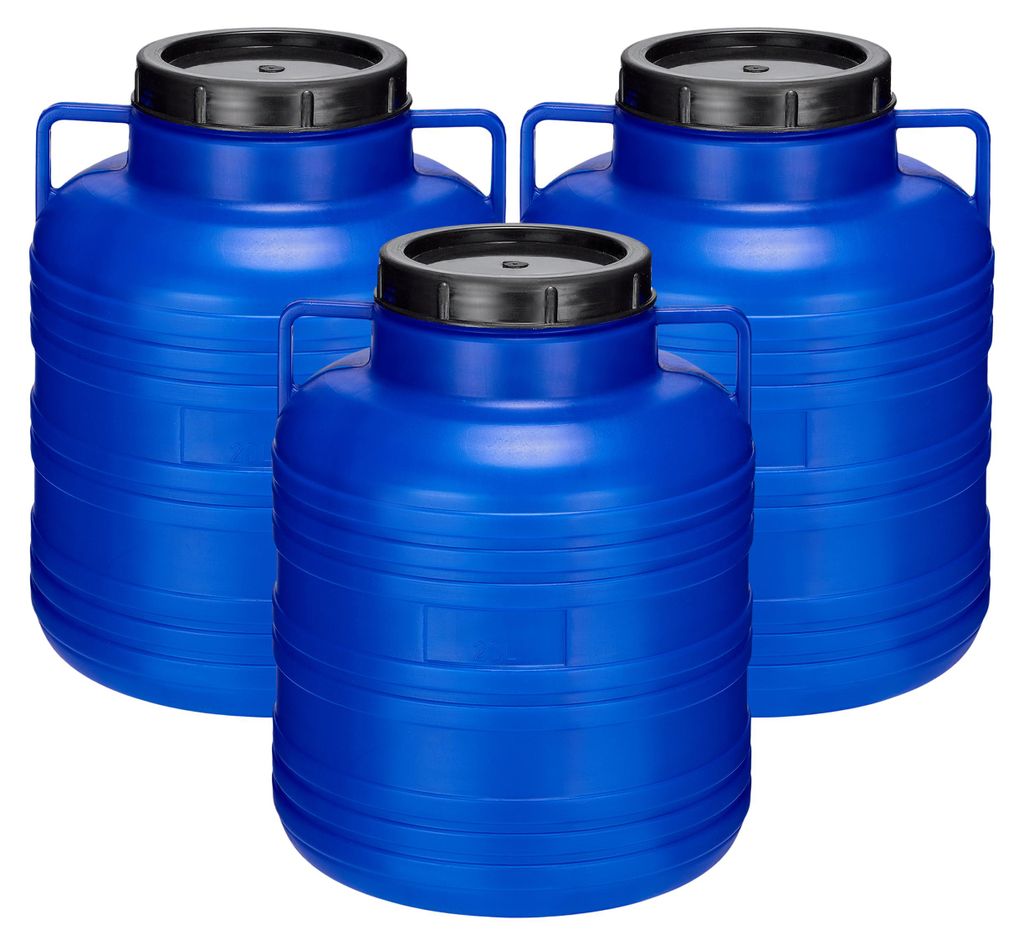 Garronda Set 3x 20 Liter Weithalsfass BPA-frei Futtertonne Produktbild 