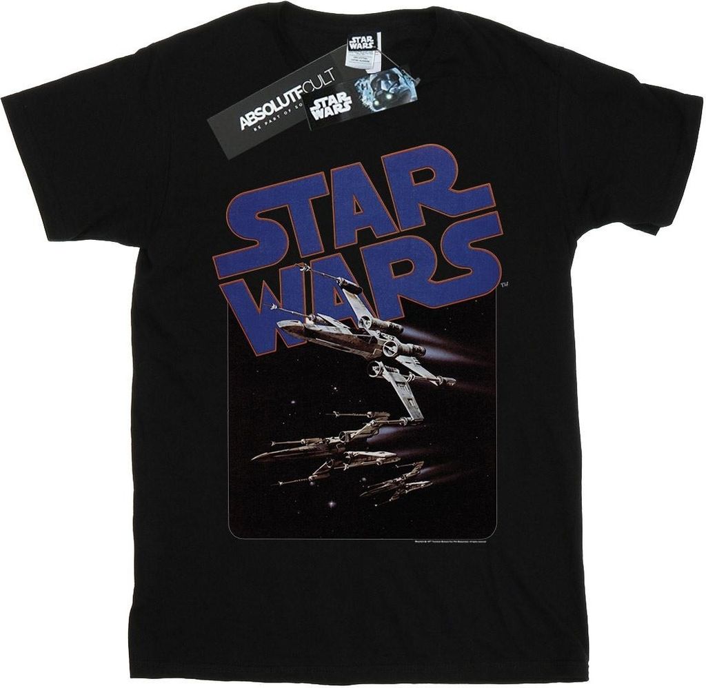 Star Wars - "X-Wing Fighters" T-Shirt für Herren BI45957 (XL) (Schwarz)