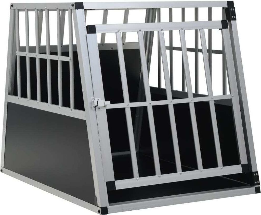 Hundetransportbox mit Einzeltür 65 x 91 x 69,5 cm