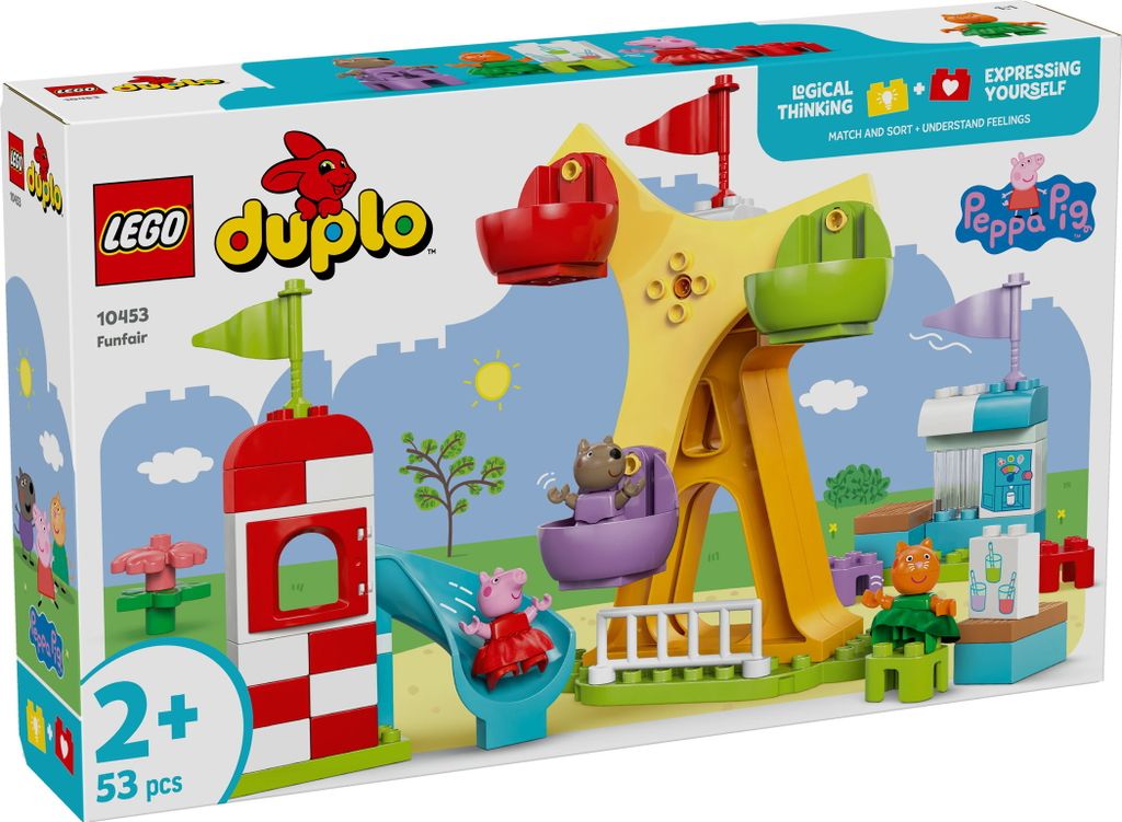 LEGO DUPLO Peppa Wutz Kermis - Speelgoed voor baby's en Productafbeelding 