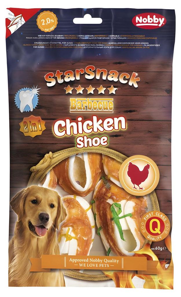 Nobby STARSNACK Grilovacia kuracia topánka farebná cca 7,5 Obrázok produktu 