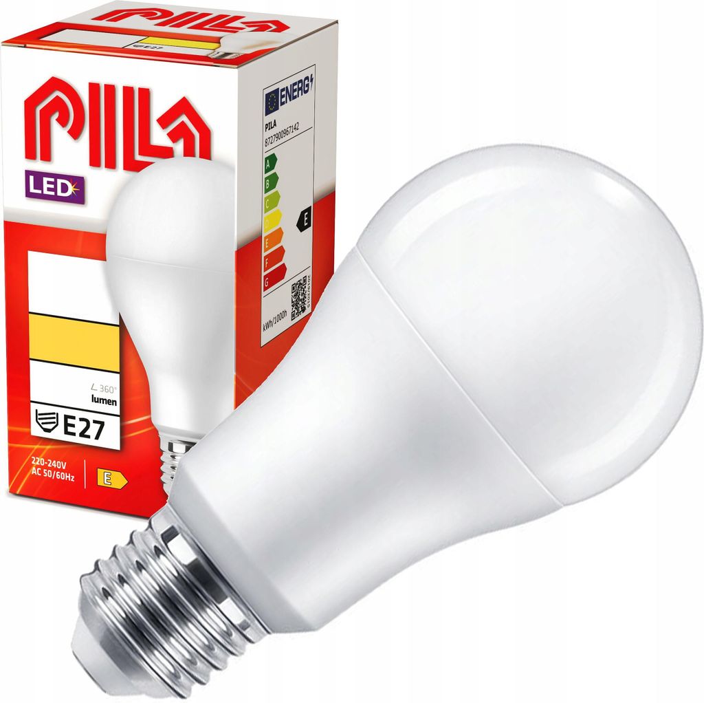 Żarówka LED E27 8W ciepła biała Immagine del prodotto 