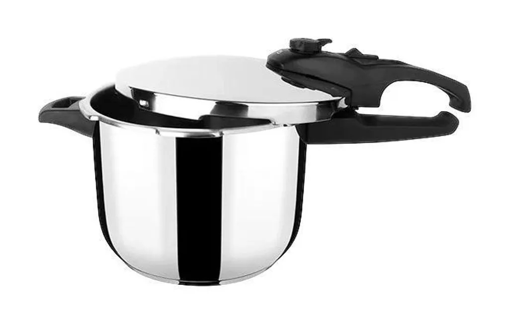 Pentola Pressione 6L Professionale Acciaio Inox Doppio Livello Cottura