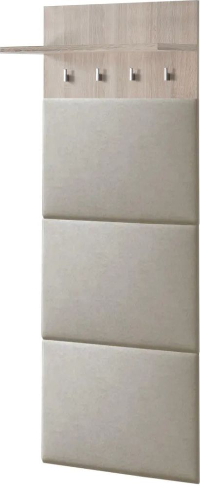 Appendiabiti con pannelli imbottiti ARINA - rovere sonoma / Immagine del prodotto 