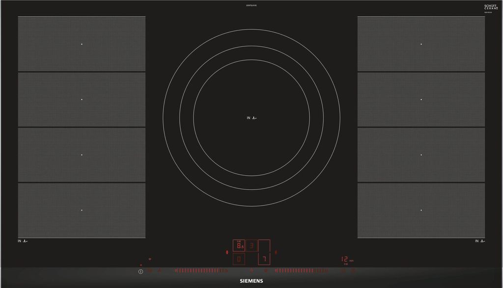 Siemens EX975LVV1E (schwarz) iQ700 Induktionskochfeld 90 cm Schwarz