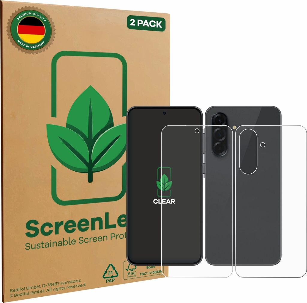 2x ScreenLeaf Schutzfolie für Samsung Galaxy A36 5G Produktbild 
