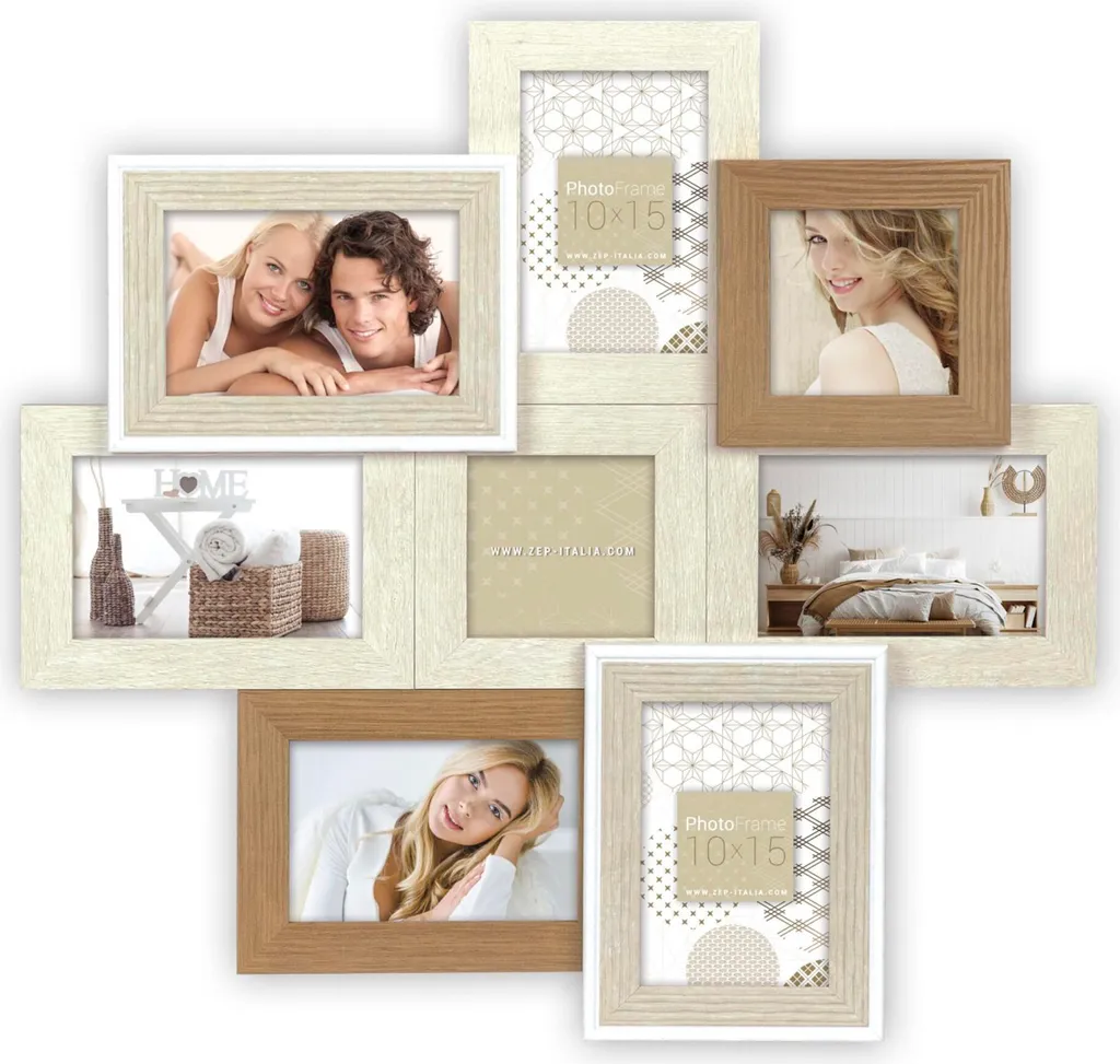 ZEP Cadre Photo Zd882 Livigno Multi-Photos pour 8 Photos 10x15 cm