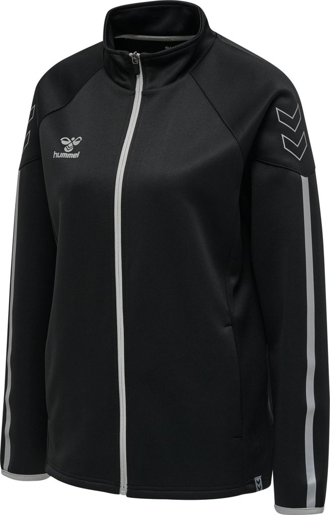 Hummel Women's hmlCIMA Zip Jacket - 205495, Farbe:Schwarz, Textil:XL