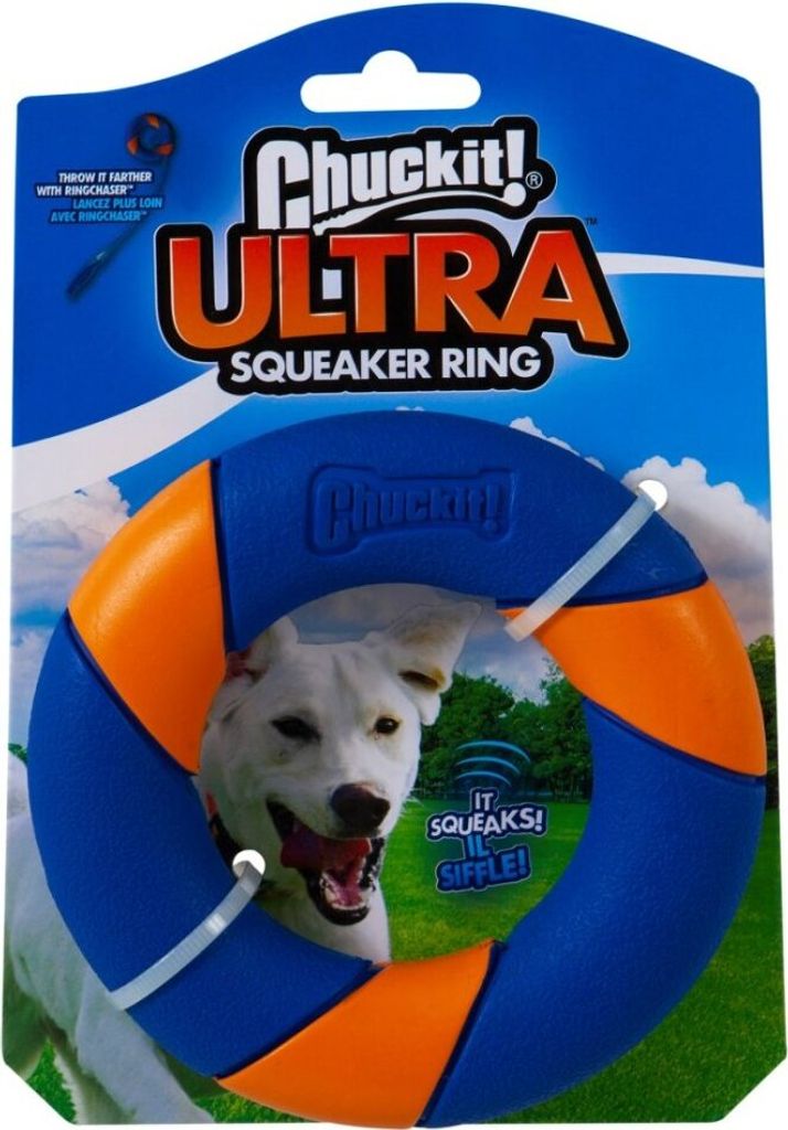 Chuckit! Hundespielzeug Ultra Squeaker Ring, Durchmesser: Produktbild 