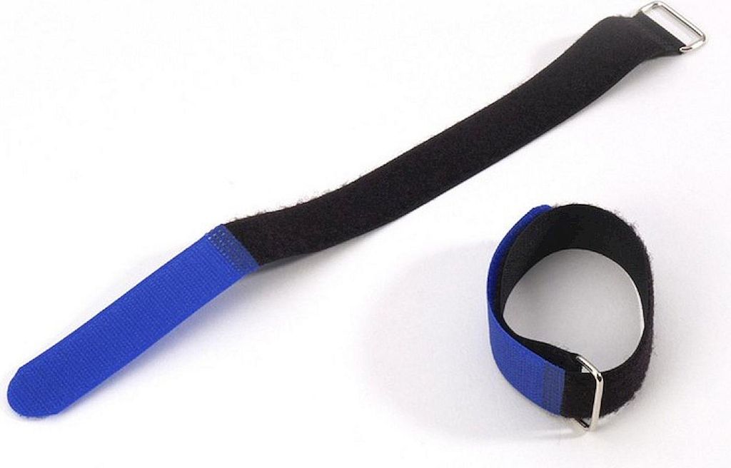 Adam Hall Accessories VR 1616 BLU - Klett Kabelbinder 160 x 16 mm blau