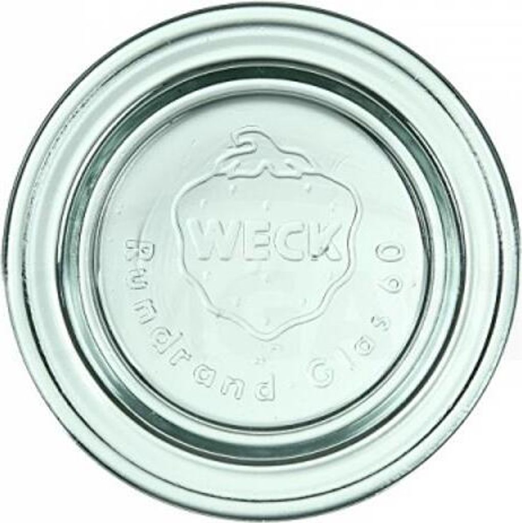 WECK Glasdeckel 60 mm Packung | 6 Stück