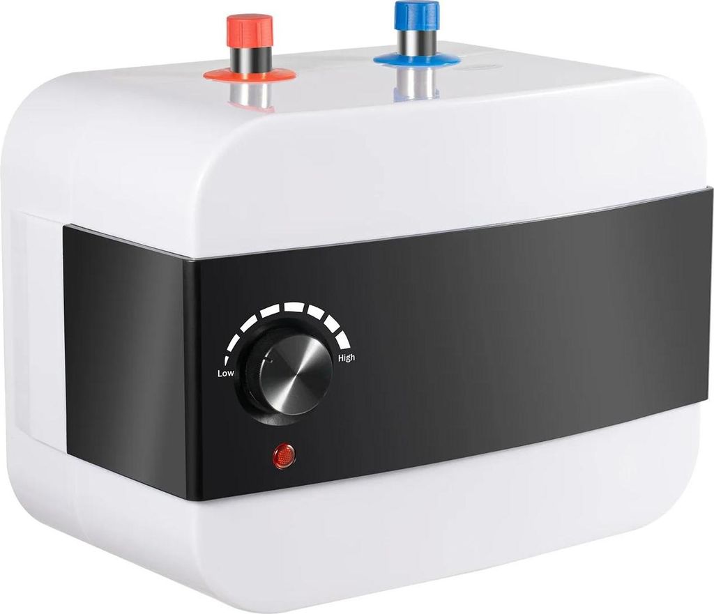 Elektrischer Warmwasserbereiter Boiler - Wandmontage 6 L rechteckig - 1500 W - IPX4 - 220 V EU-Stecker - Temperatur einstellbar - Aufheizzeit 8–1...