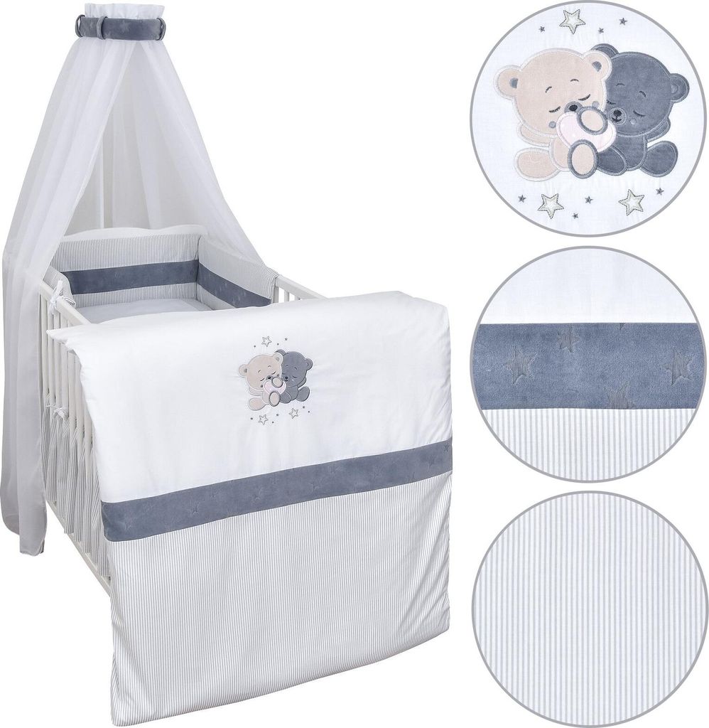 Baby Delux Baby Bettwäsche Bettset 4-tlg Bettausstattung Produktbild 