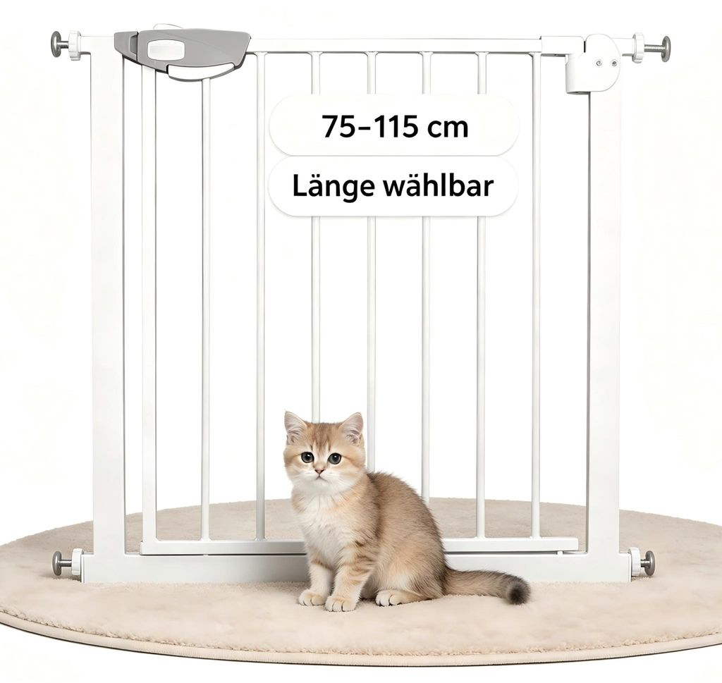 Bránka pre deti YARDIN, 75–85 cm, zábradlie na schody, Obrázok produktu 