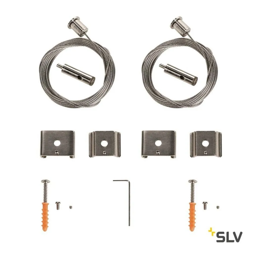 Suspension par câble pour éclairage de bureau et commerce - Kit complet