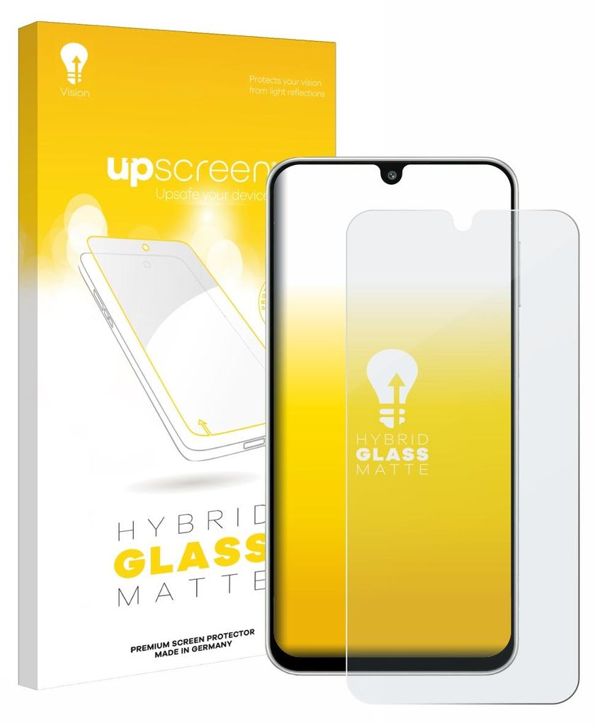 upscreen Entspiegelungs Schutzglas für Samsung Galaxy M16 Schutzfolie Panzer Folie Glas Display Schutz matt