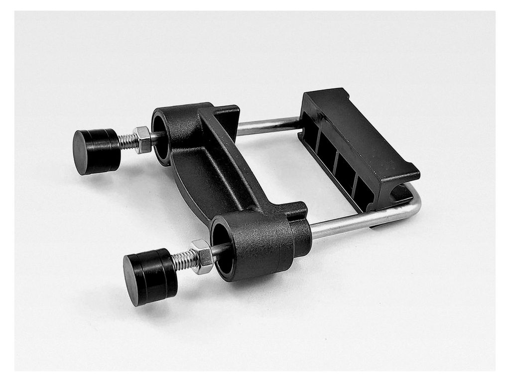 10 Stück U-Bügelset für Pfosten 50x50mm (Bügel 50x80mm) zur Befestigung von Gitterstabmatten