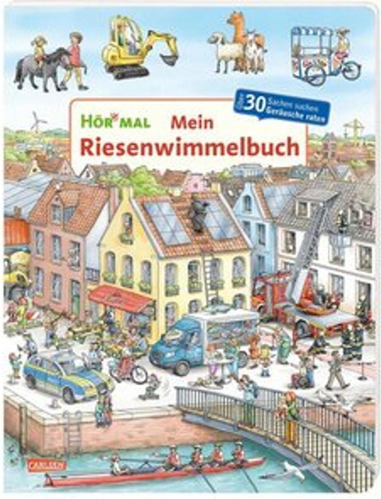 Hör mal (Soundbuch): Mein Riesenwimmelbuch Zdjęcie produktu 