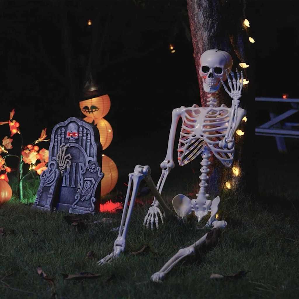 "Schlussverkauf" Halloween Skelett 2 Stück Weiß 85 cm Polypropylen C8220