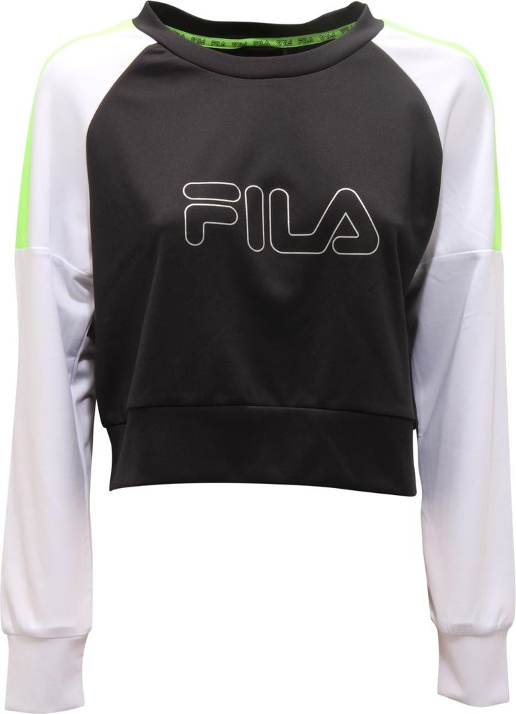 9097AR felpa donna FILA ADRIANE Frau beschnitten Sweatshirt