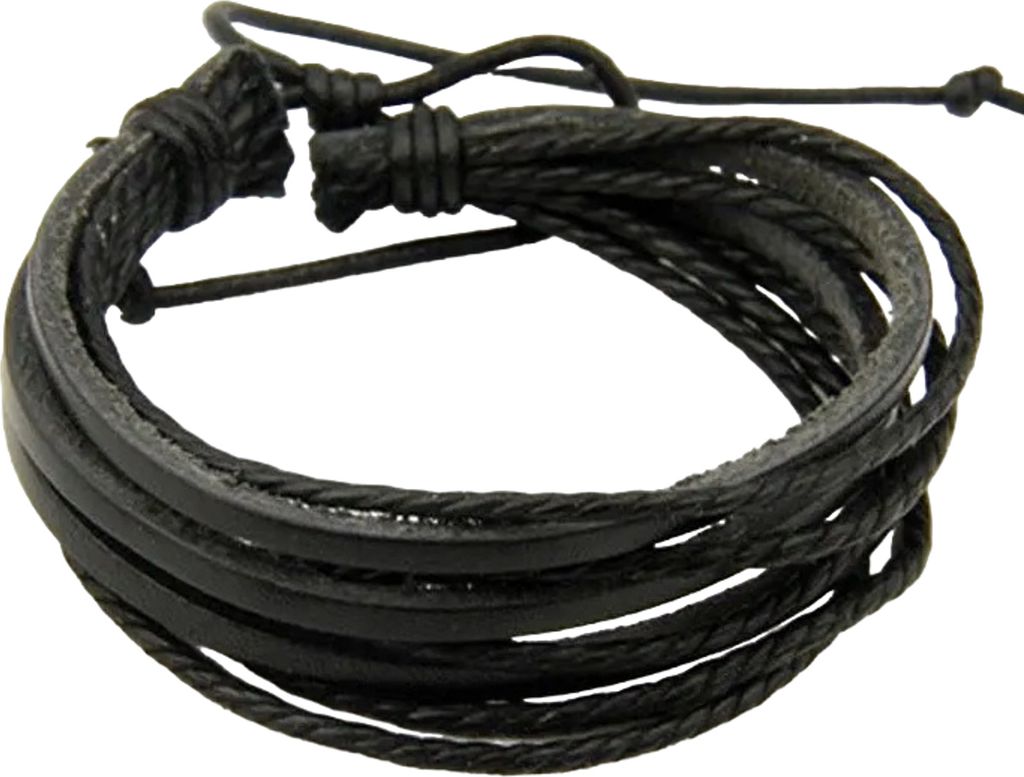 Náramek RO-33230 - Černý minimalistický styl KP33230 Obrázek produktu 