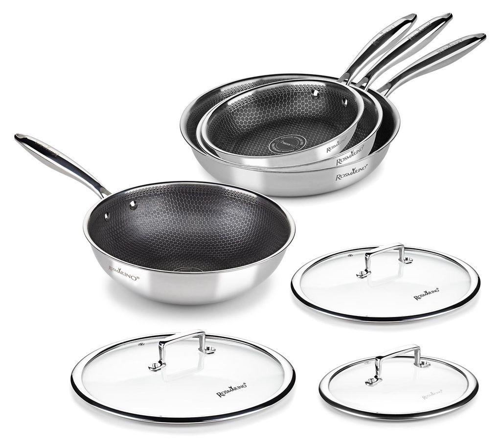 Set de 7 casseroles Rosmarino HexaPro avec couvercles Image du produit 