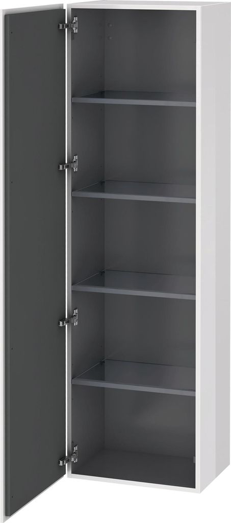 Duravit L-Cube Hochschrank, eine Tür Anschlag rechts, 500x363x1760mm, LC1181R3030