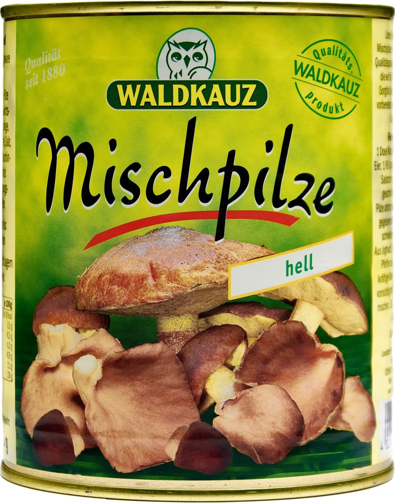 Food-United MISCHPILZE Hell 1 Dose Füllm 800g ATG 455g Produktbild 