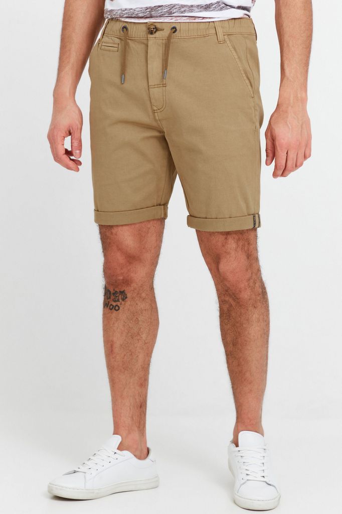 SOLID SDLaris Herren Chino Shorts Bermuda Kurze Hose mit Rippbund und Stretch Regular Fit
