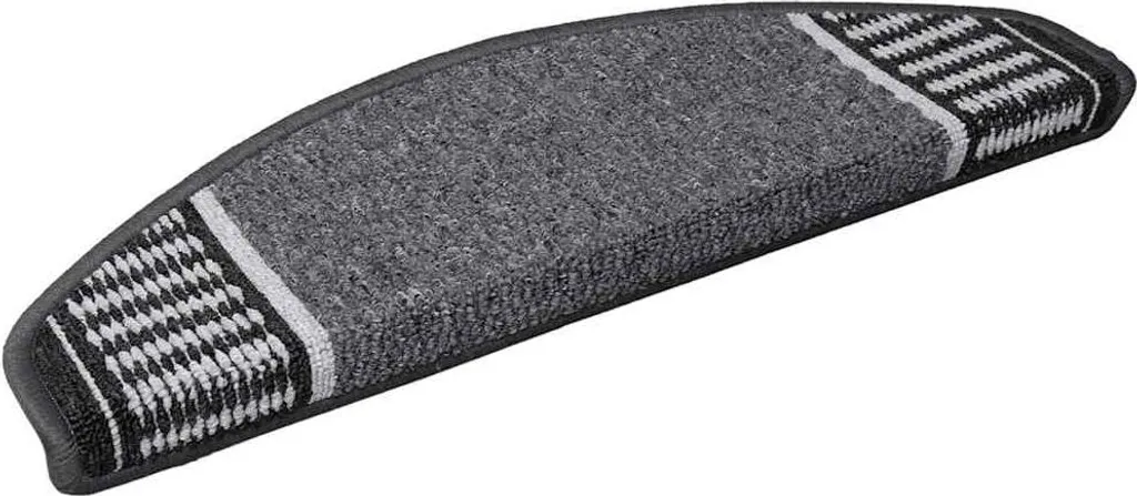 Tappetini per Scale Antiscivolo 15 pz | Protezione Gradini Antracite