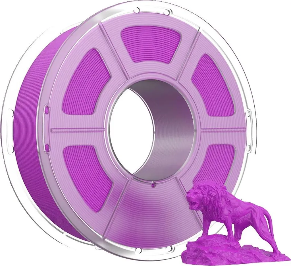 Consommable Impression 3D en PLA+ Violet, Bobine 1kg Haute Compatibilité