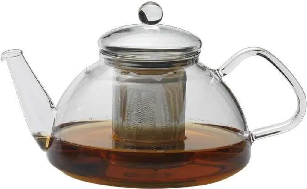 Théière Theo 1,2 L avec filtre inox haute qualité et bec verseur précis
