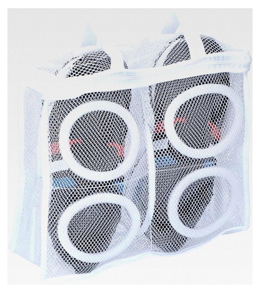 Wäschenetz für Schuhe - Wäschebeutel für Waschmaschine - Wäschesack für Schuhe - 32 x 30 cm