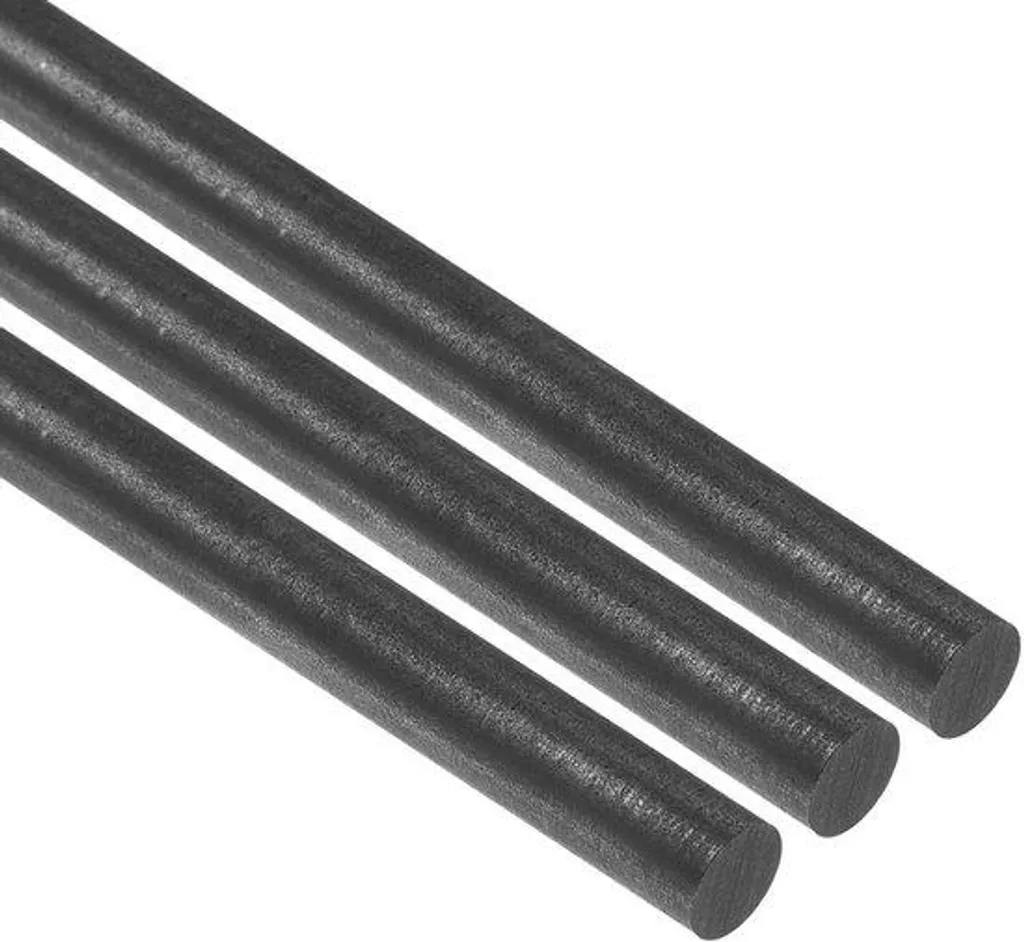 Barre d'électrode noire pour moulage et fusion - 250x6mm - 3 unités