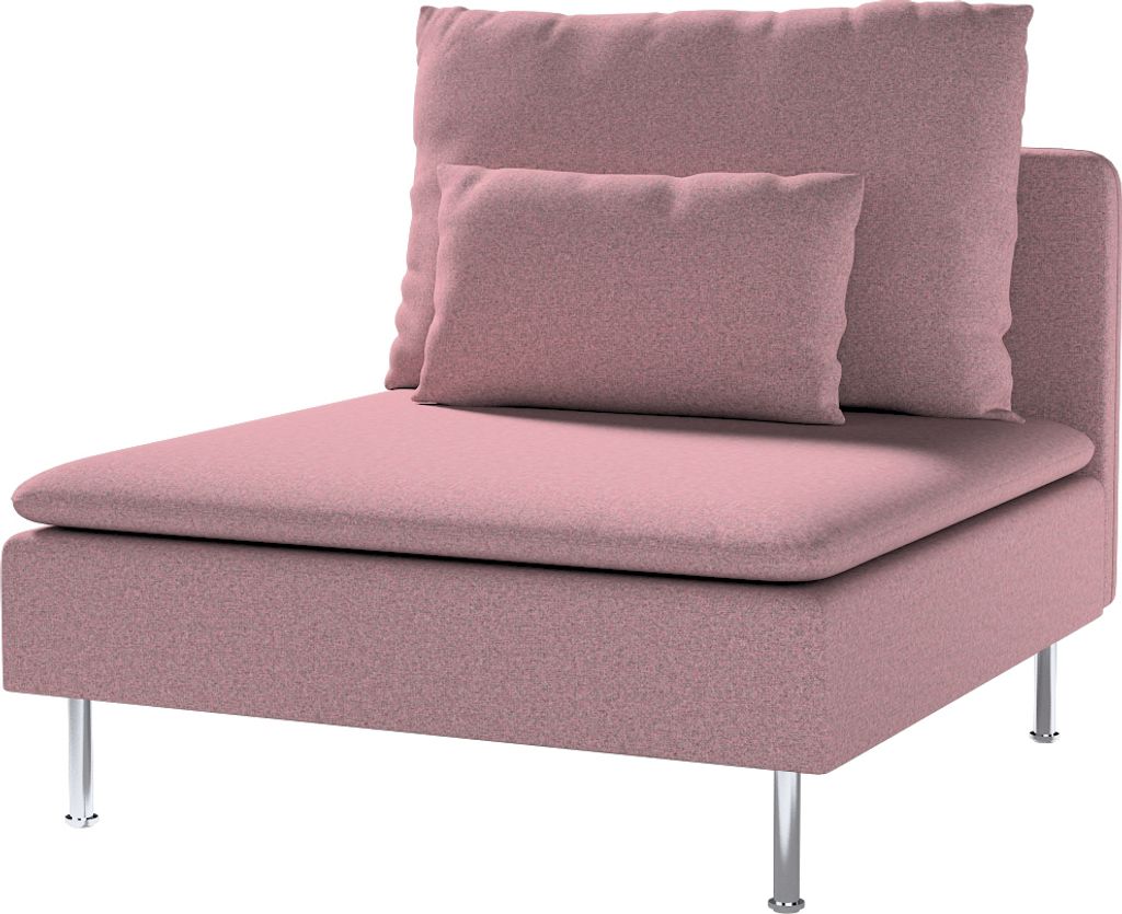 Dekoria Bezug für Söderhamn Sitzelement 1, schwarz--rosa, Bezug für Sitzelement 1