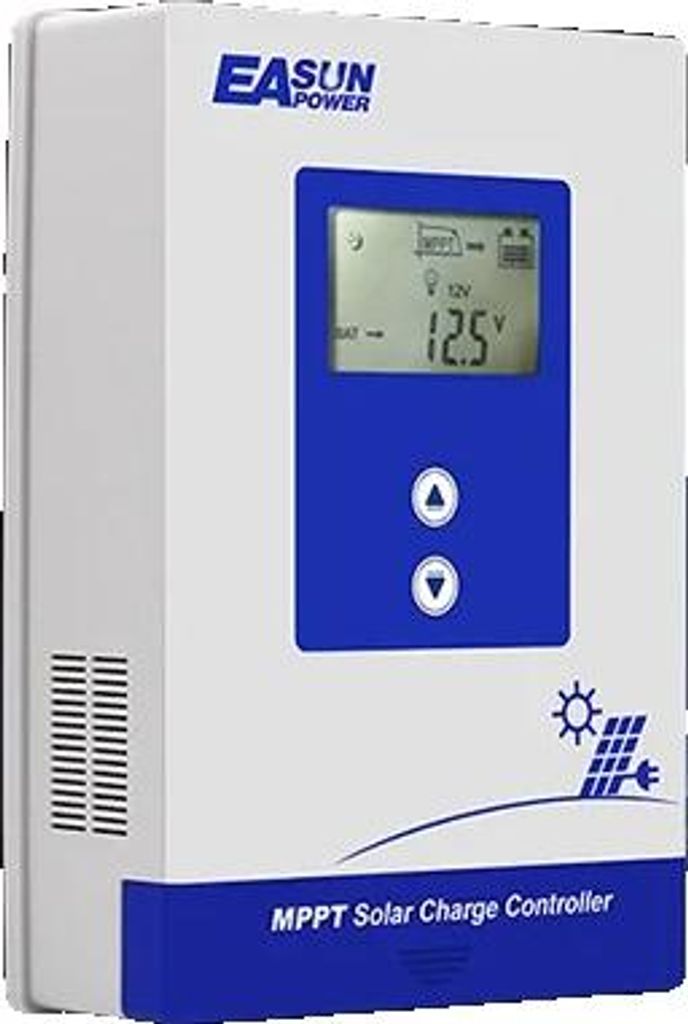 Solar-Laderegler, MPPT-Technologie, Dual-Display-Funktion, 48V-60A-E, 60A, 48 V