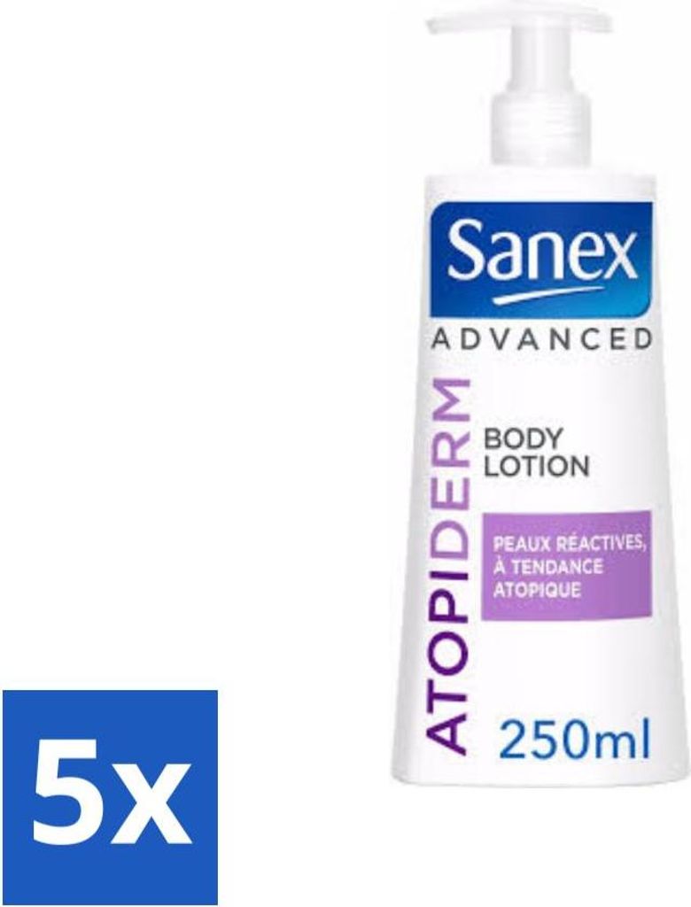 Sanex Advanced - Atopiderm - Körperlotion - 250 ml - Vorteilspack - 5 Stücke