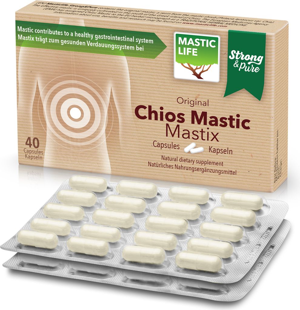 Masticha Strong&Pure (40 gélules) Masticlife Image du produit 