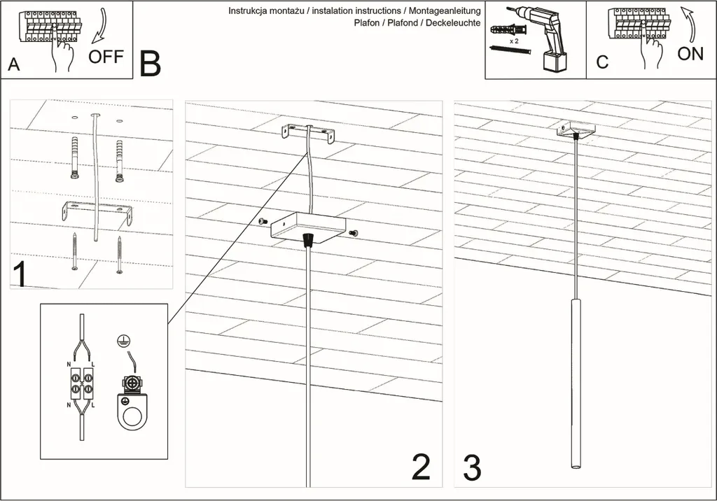 Suspension dimmable MOSSA 1 blanc G9 - Éclairage modulable haute qualité - 5