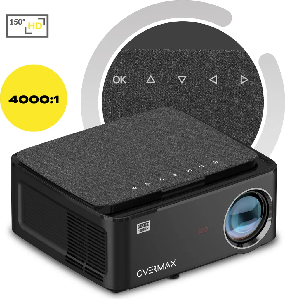 Vidéoprojecteur Smart Android Overmax Multipic 5.1 Wi-Fi Home Cinéma LED - 15