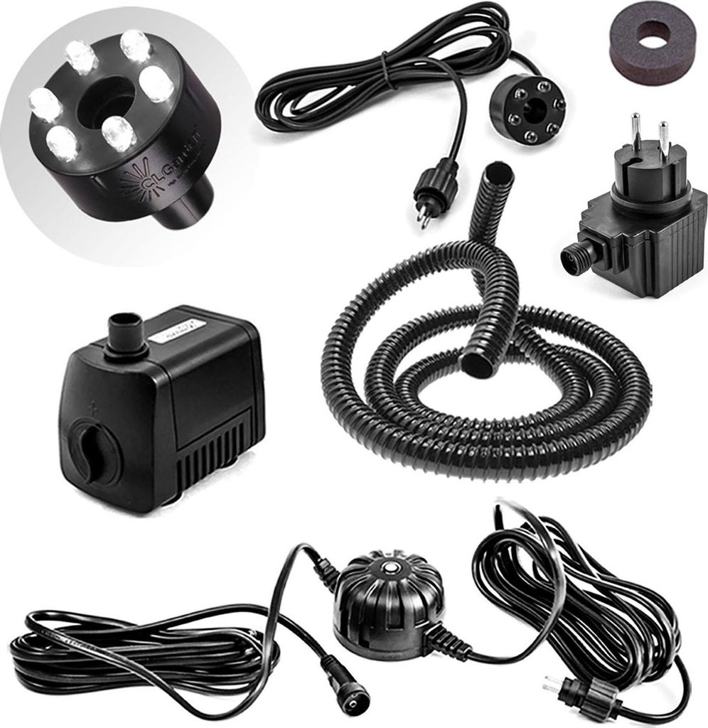 CLGarden Springbrunnen Pumpe SP1-SL DIY Set mit Produktbild 