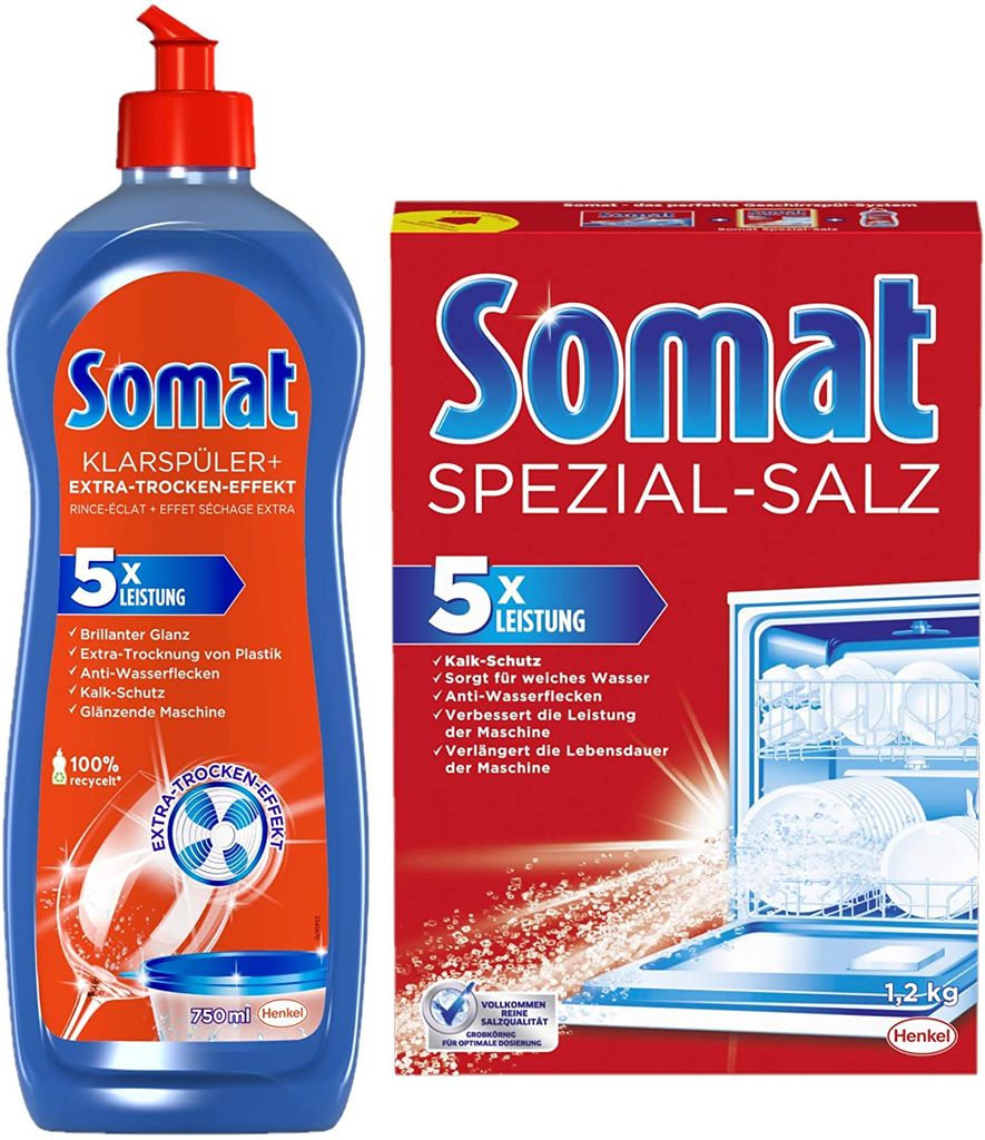 Somat Spülmaschinen SET Klarspüler 750ml & Spezial-Salz Produktbild 
