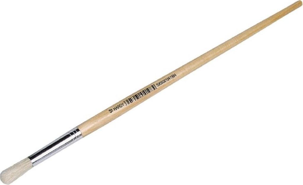 HARDY Rundpinsel für Ölfarben 7x12 mm mit hellen Borsten 0255-620002 (EAN: 5905061041946)