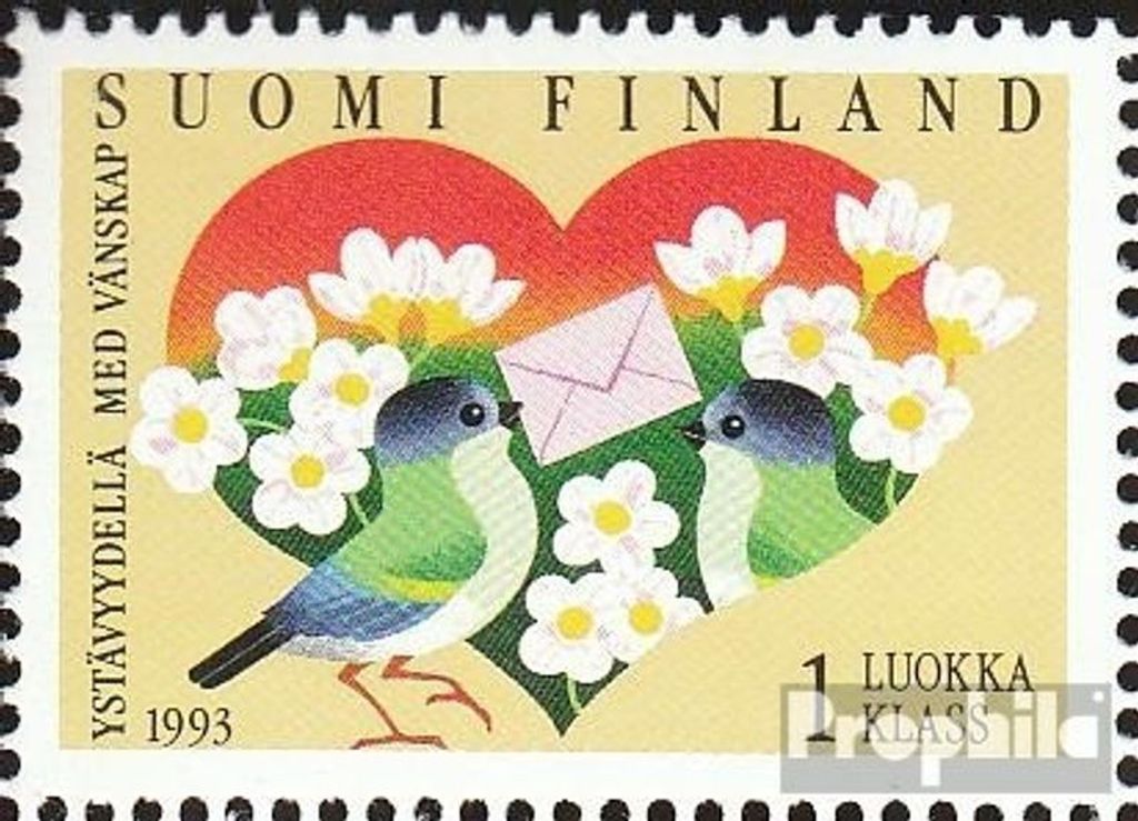 Briefmarken Finnland 1993 Mi 1198 (kompl.Ausg.) postfrisch Grußmarke