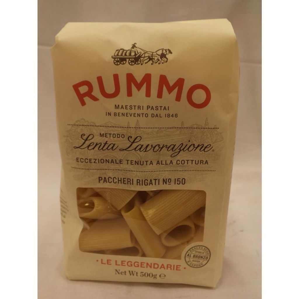 Rummo Lenta Lavorazione Paccheri Rigati No.150 500g Packung Produktbild 