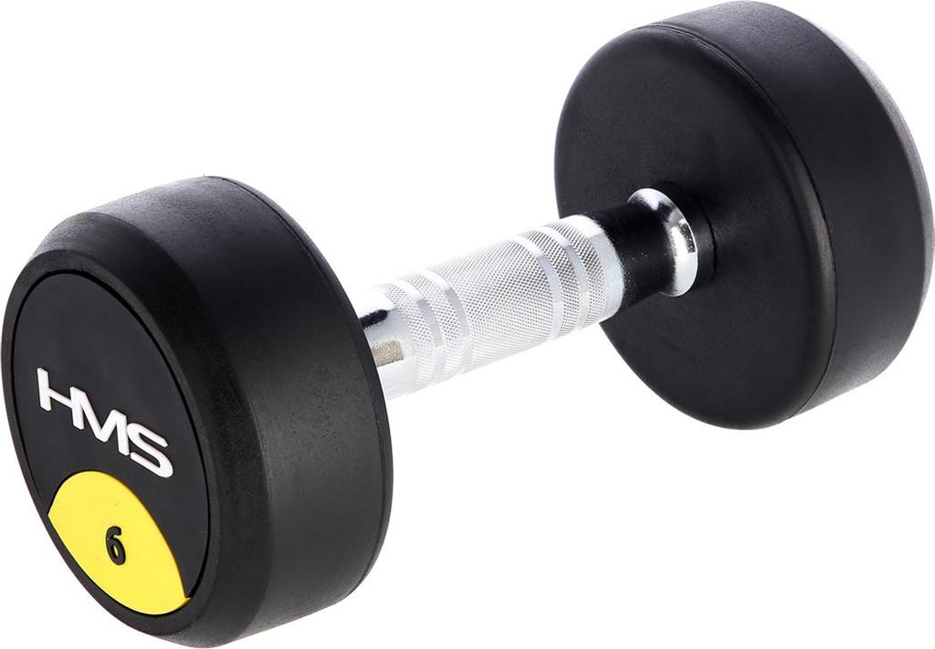 HMS HG Pro 6 kg manubrio gommato per una mano Immagine del prodotto 