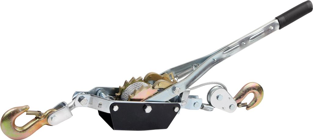 Tolsen Handkabelzieher 4 Tonnen – 6,0 mm x 3 Meter – Drahtseilspanner mit Doppelhaken – Maxami