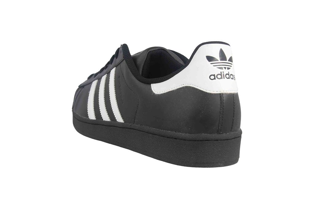 adidas Originals Superstar Foundation Sneaker in Übergrößen Schwarz CI7673 große Herrenschuhe, Größe:54 2/3
