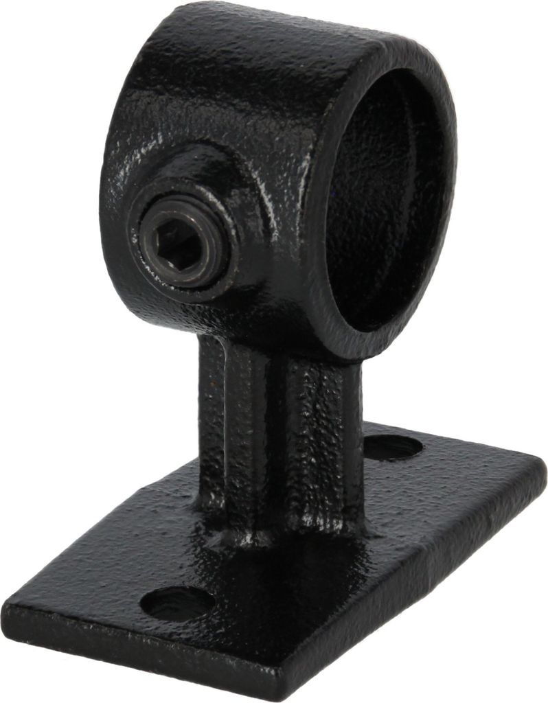 Rohrverbinder Halterung durchgehend schwarz 1 1/4" (Ø 42,4 mm) AVERDE